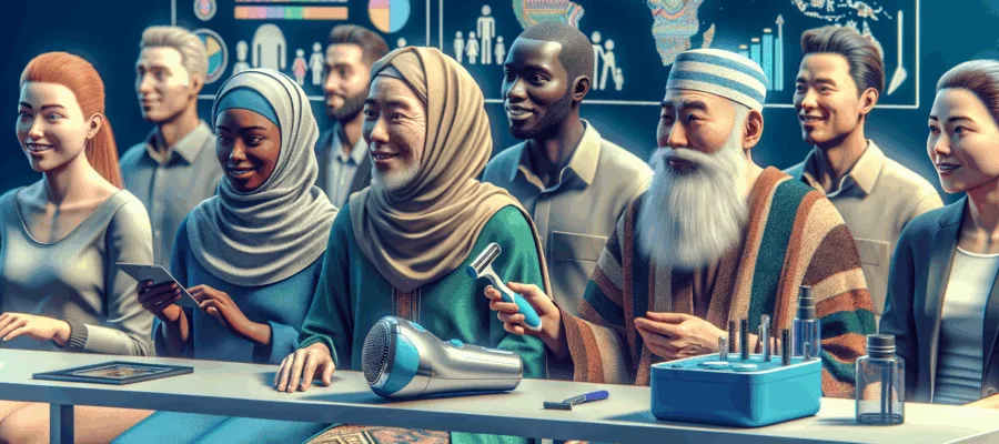 Anwendung des Epilierers bei Maennern und Frauen: Unterschiede und Besonderheiten