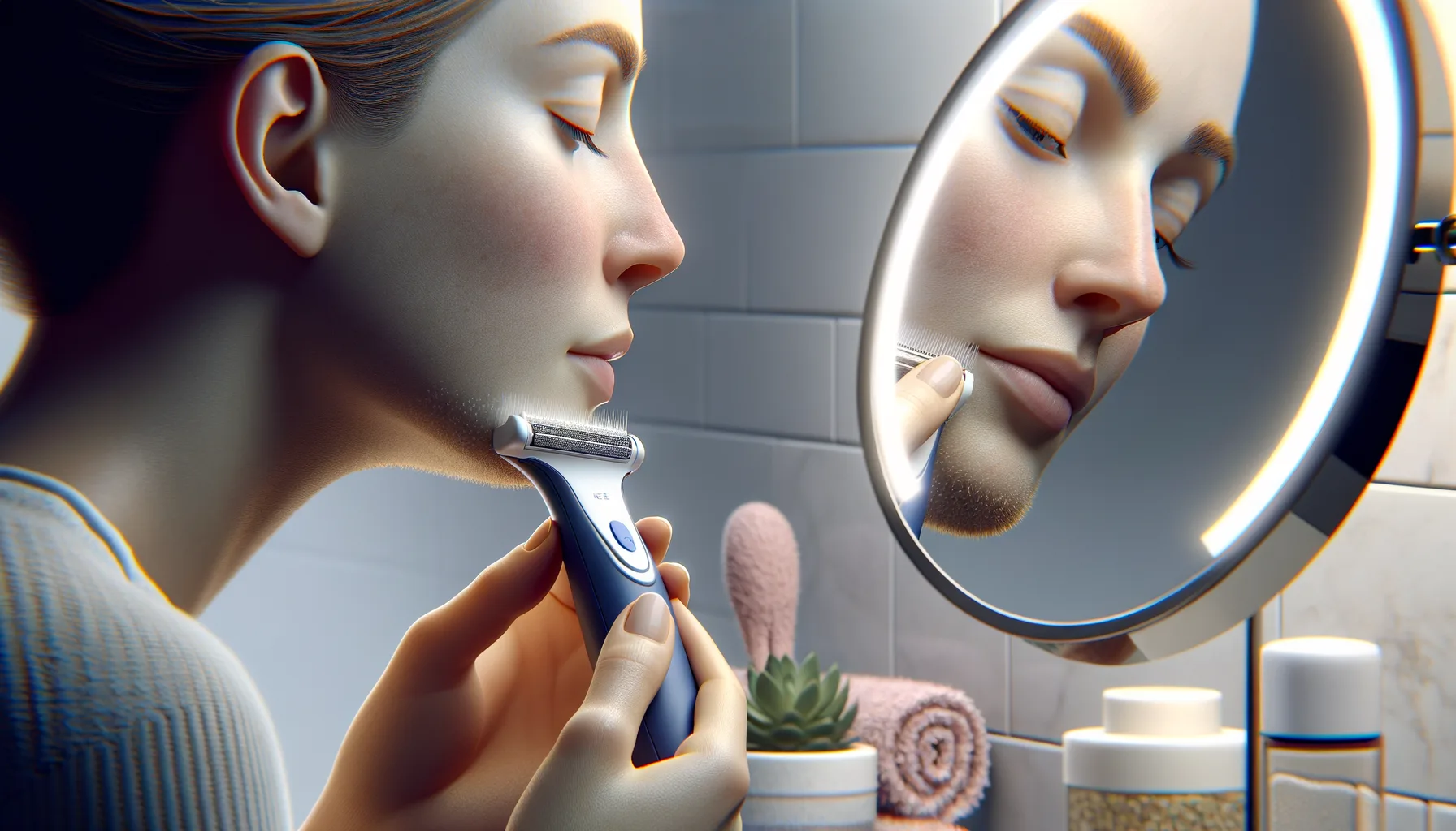 Epilieren im Gesicht: So gelingt die Anwendung des Epilierers fuer feine Haerchen