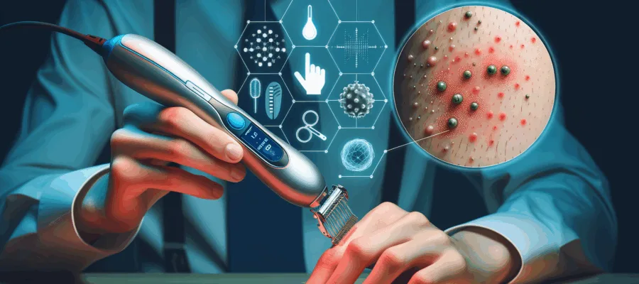 Epilierer bei Hautproblemen wie Pickeln und Roetungen: Risiken und Vorgehen