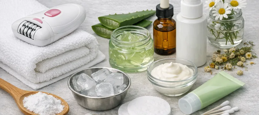 Epilierer Hautirritationen behandeln: DIY Soforthilfe und Vorbeugungstipps