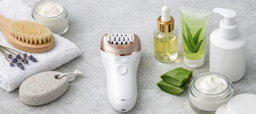 Epilierer fuer trockene Haut: Pflegehinweise vor und nach der Epilation