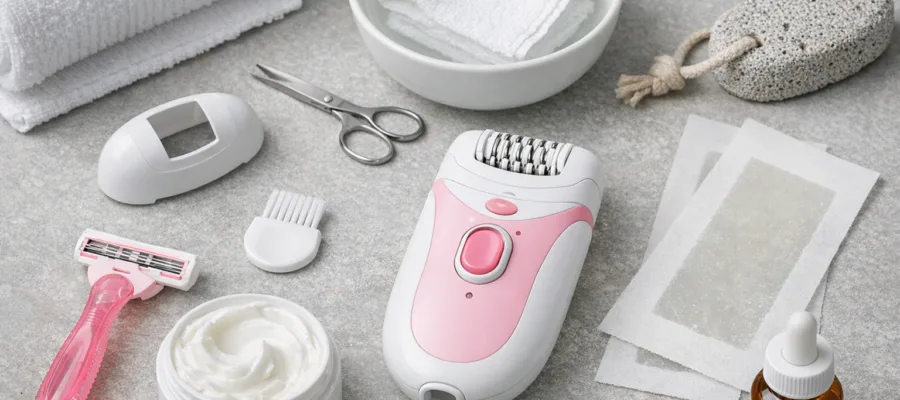 Epilierer richtig benutzen an den Beinen – Schritt fuer Schritt erklaert