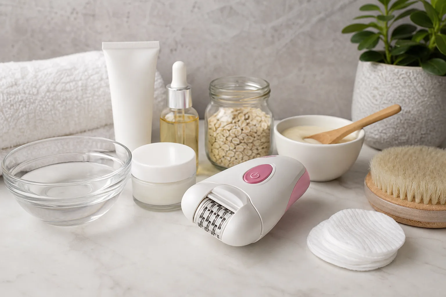 Epilierer Hautpflege vor und nach der Anwendung: DIY Tipps fuer optimale Ergebnisse